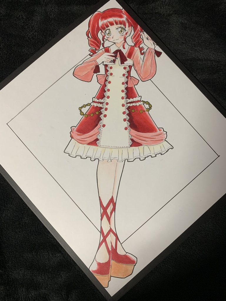 色紙　赤城あんな