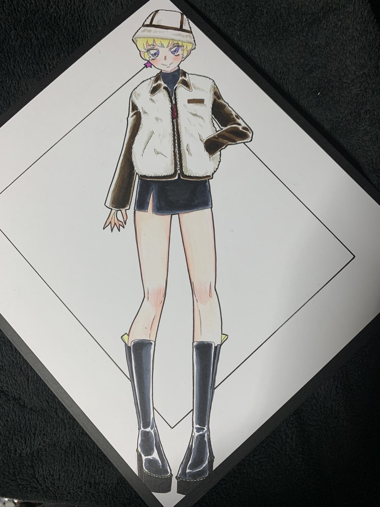 色紙　服部ユウ