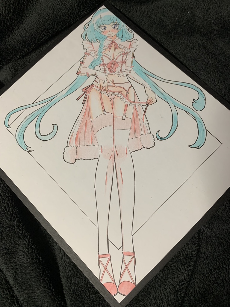 色紙　アリシア・シャーロット