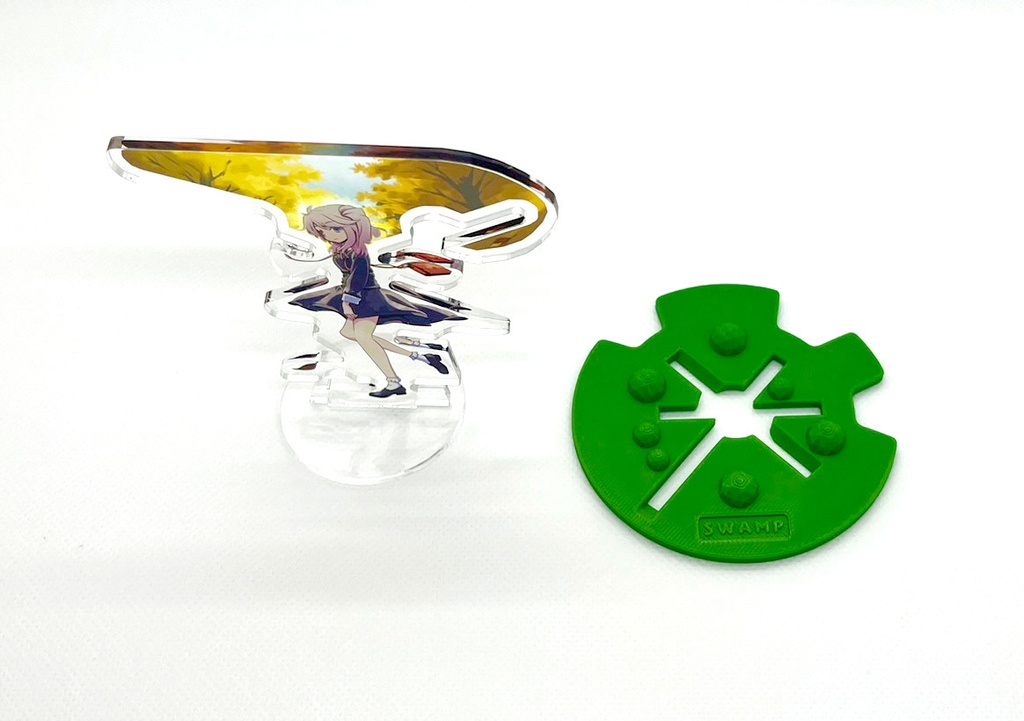 アクリルスタンドパズル】 鳥塔ハイゼ 『SWAMP』 - ザカリキネバ - BOOTH