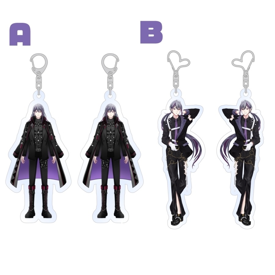 【アクリルキーホルダー】二藍シルバ ※2種類からお選びいただけます。