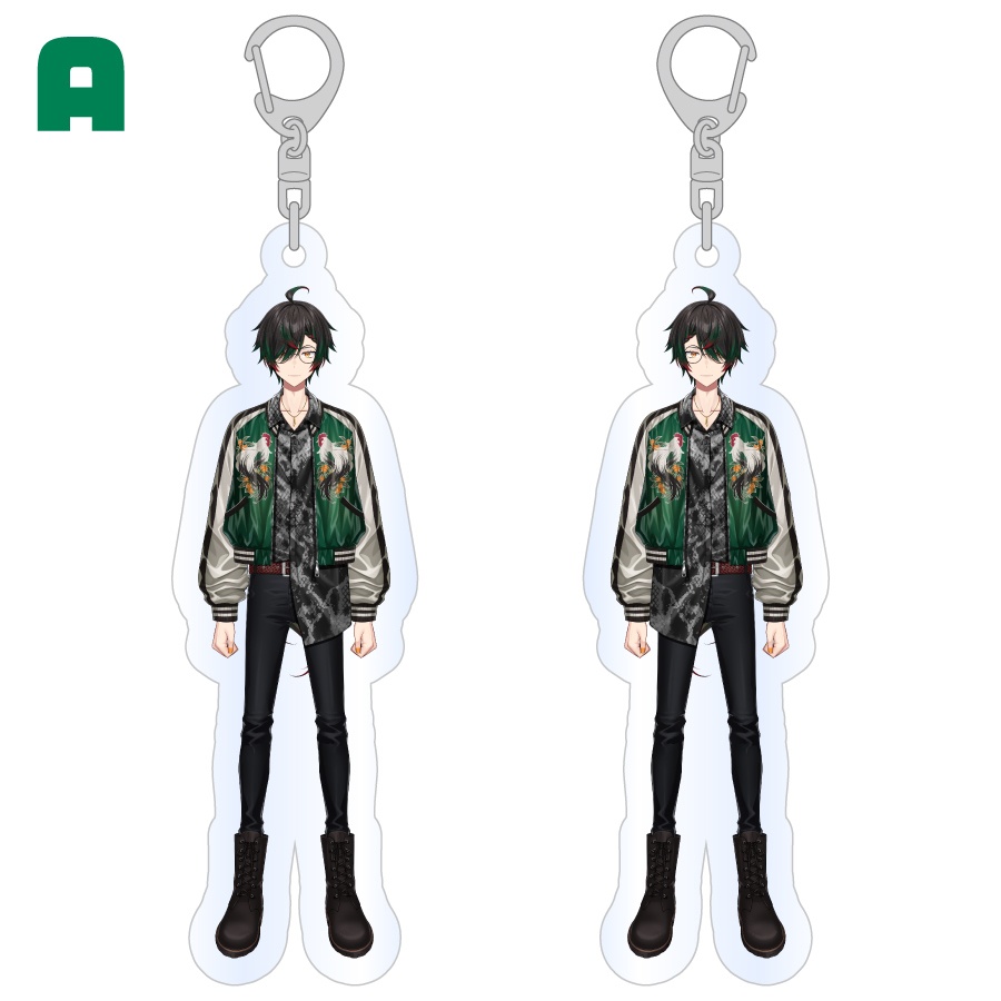 【アクリルキーホルダー】鶏尾翠 ※3種類からお選びいただけます。