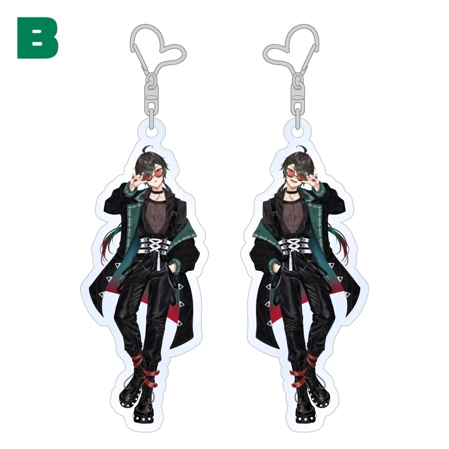 【アクリルキーホルダー】鶏尾翠 ※3種類からお選びいただけます。