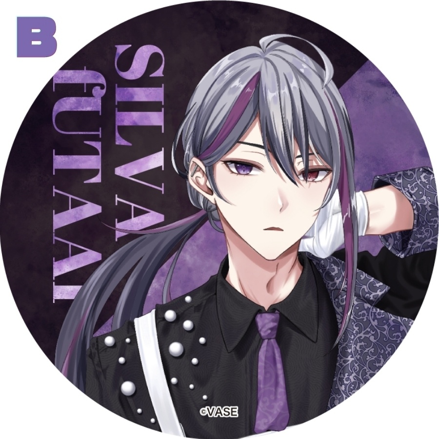 【缶バッジ】二藍シルバ ※2種類からお選びいただけます。