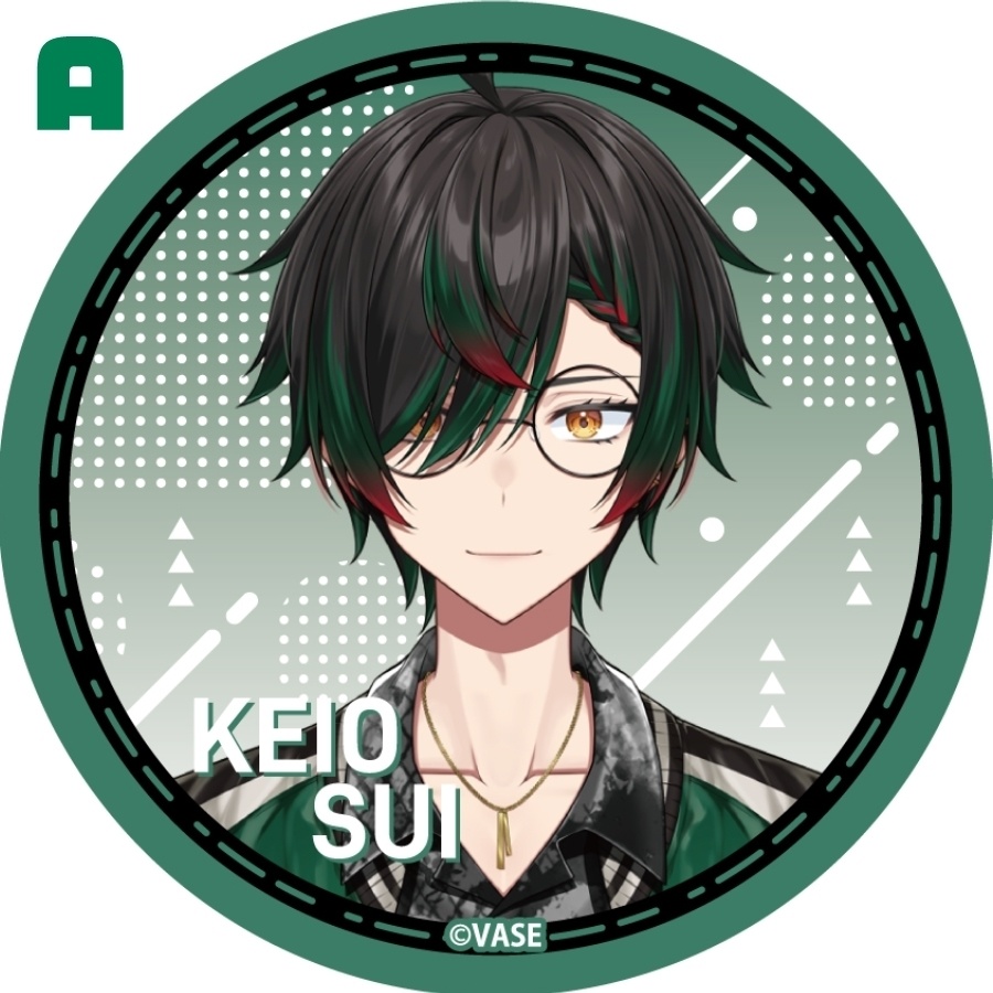 【缶バッジ】鶏尾翠 ※2種類からお選びいただけます。