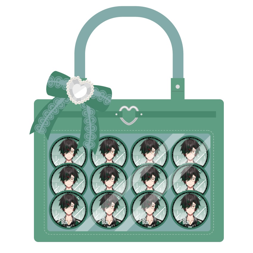 【缶バッジ】鶏尾翠 ※2種類からお選びいただけます。