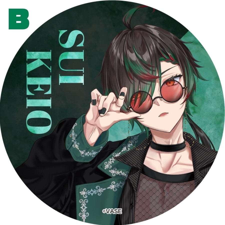 【缶バッジ】鶏尾翠 ※2種類からお選びいただけます。