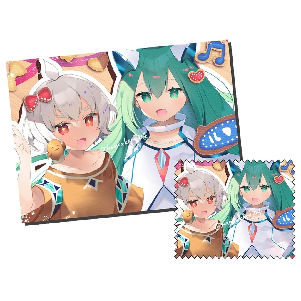 【4周年記念40%OFF/再販】歴代イラストグッズ　ハニ×カミセット