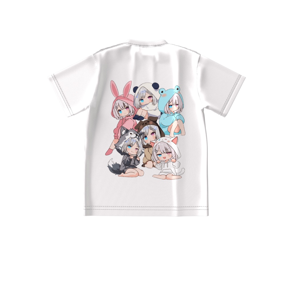 オーバーサイズビッグシルエットTシャツ(ホワイト)