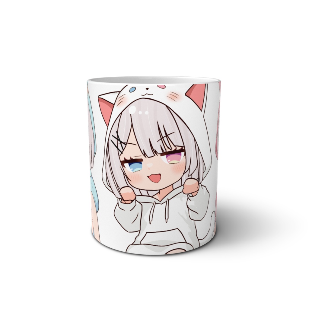 どうぶつパーカーマグカップ(かえる・うさぎ・しろねこ)