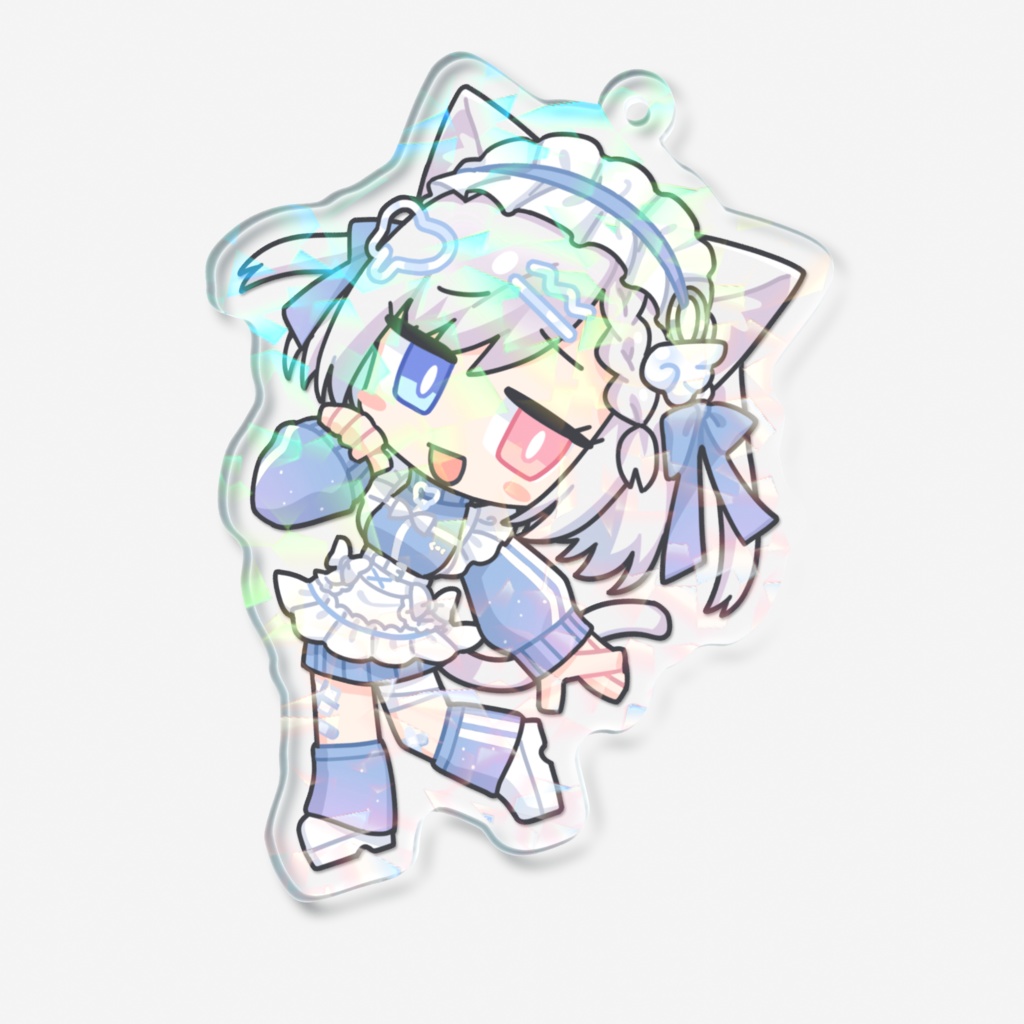 ホログラムアクリルキーホルダー(70×70mm)