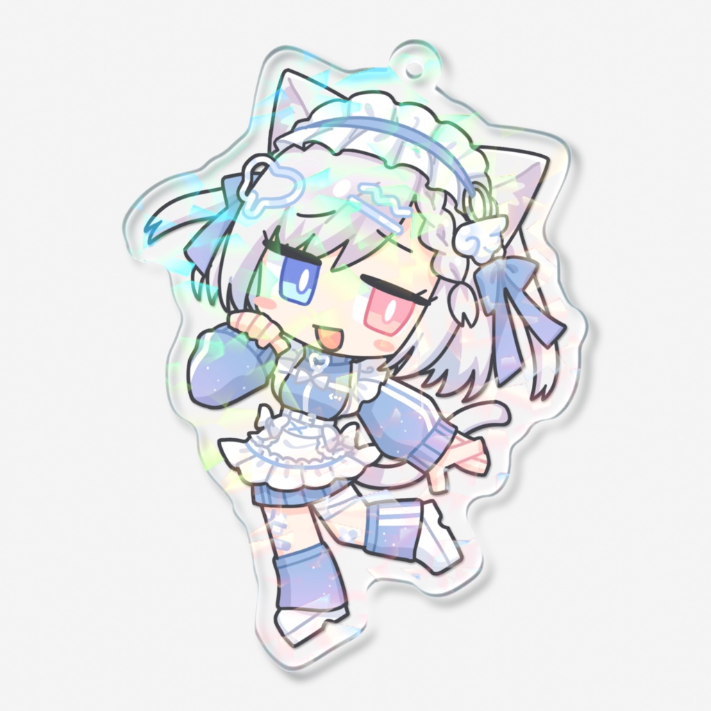 ホログラムアクリルキーホルダー(70×70mm)