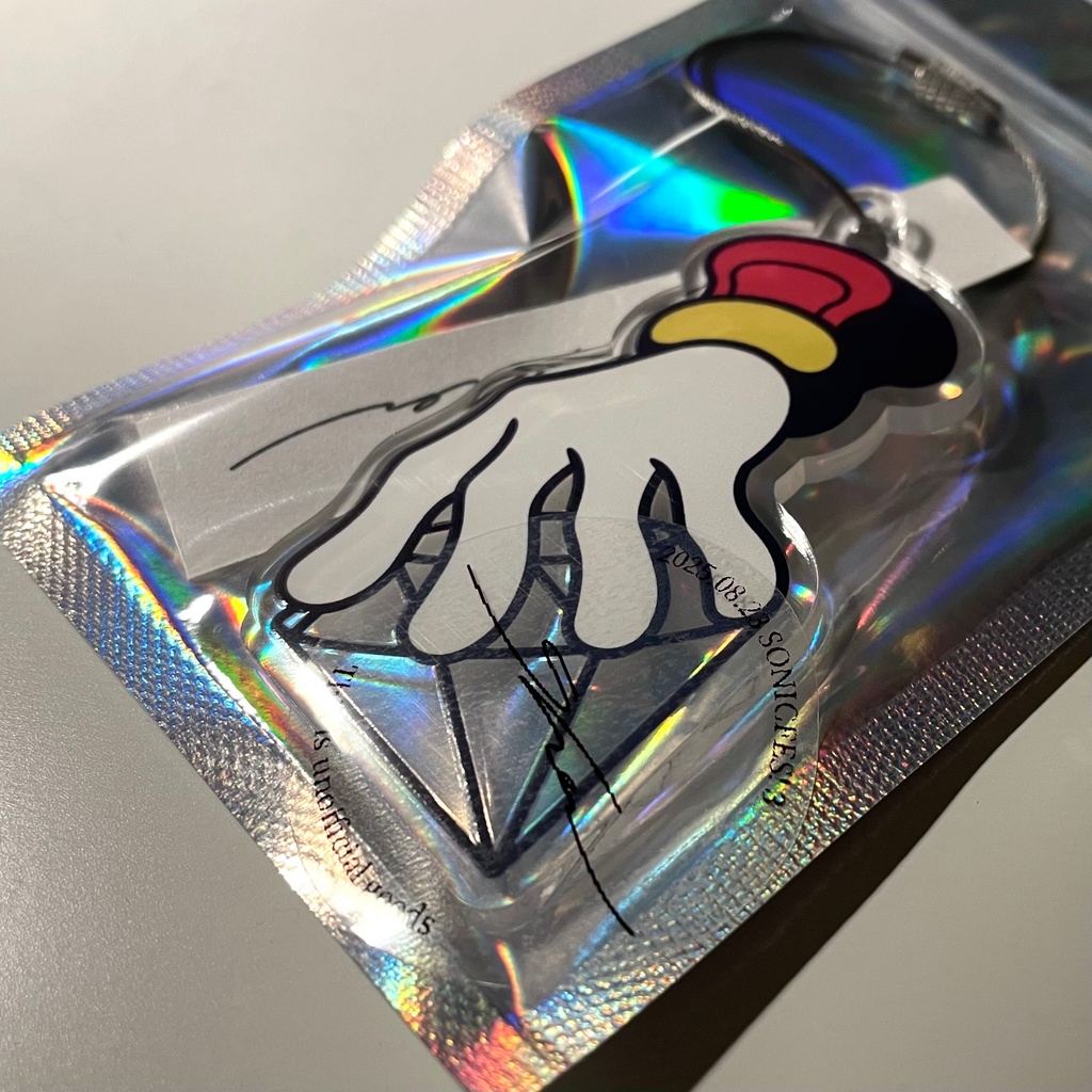 シャドウモチーフ アクリルキーホルダー