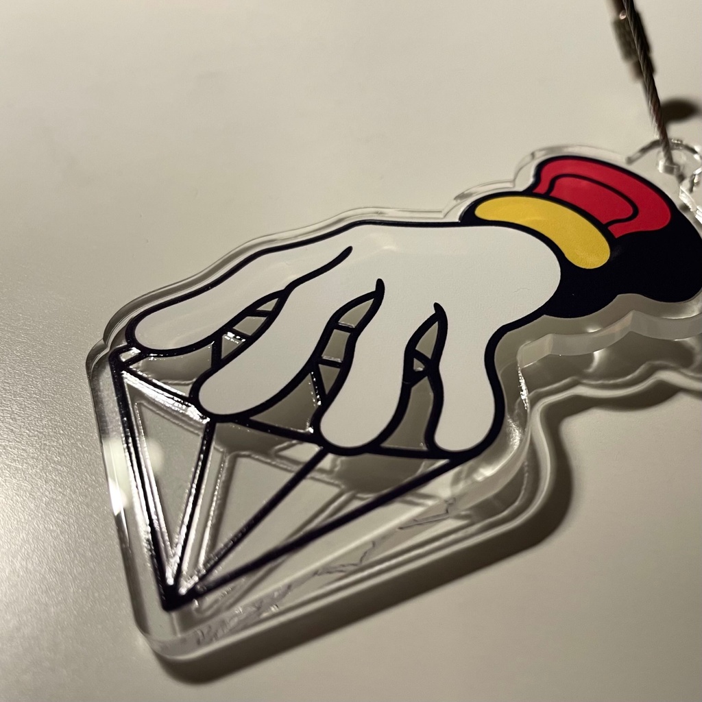 シャドウモチーフ アクリルキーホルダー