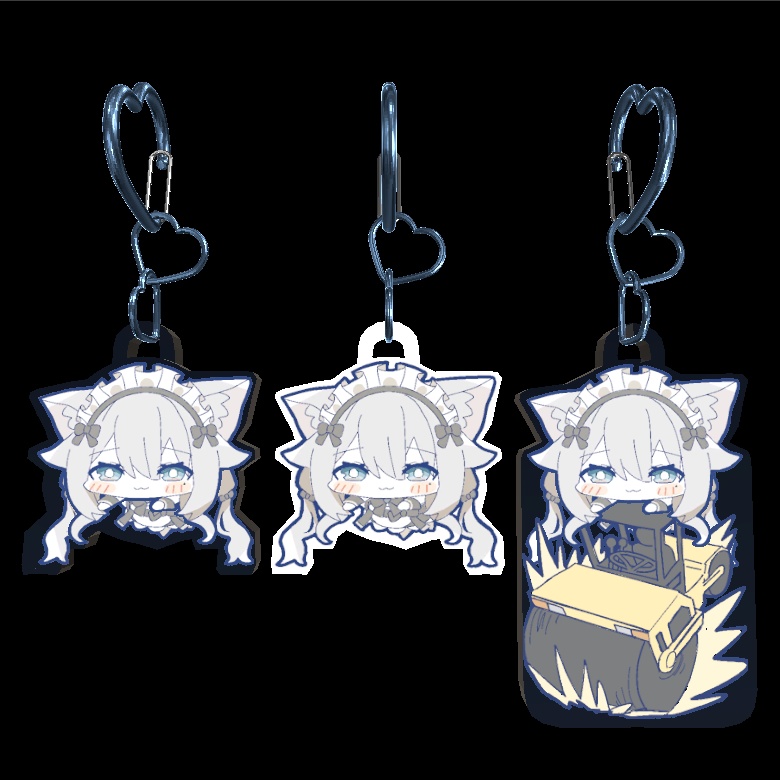 【3Dアクセサリー】どこにでも乗るソフィナ キーホルダー