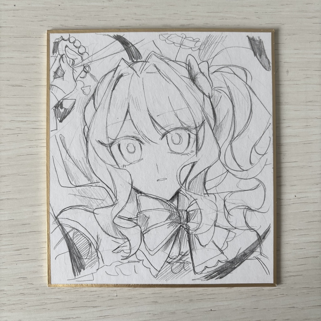 【ミニ色紙原画】宵崎奏/朝比奈まふゆ/東雲絵名/暁山瑞希