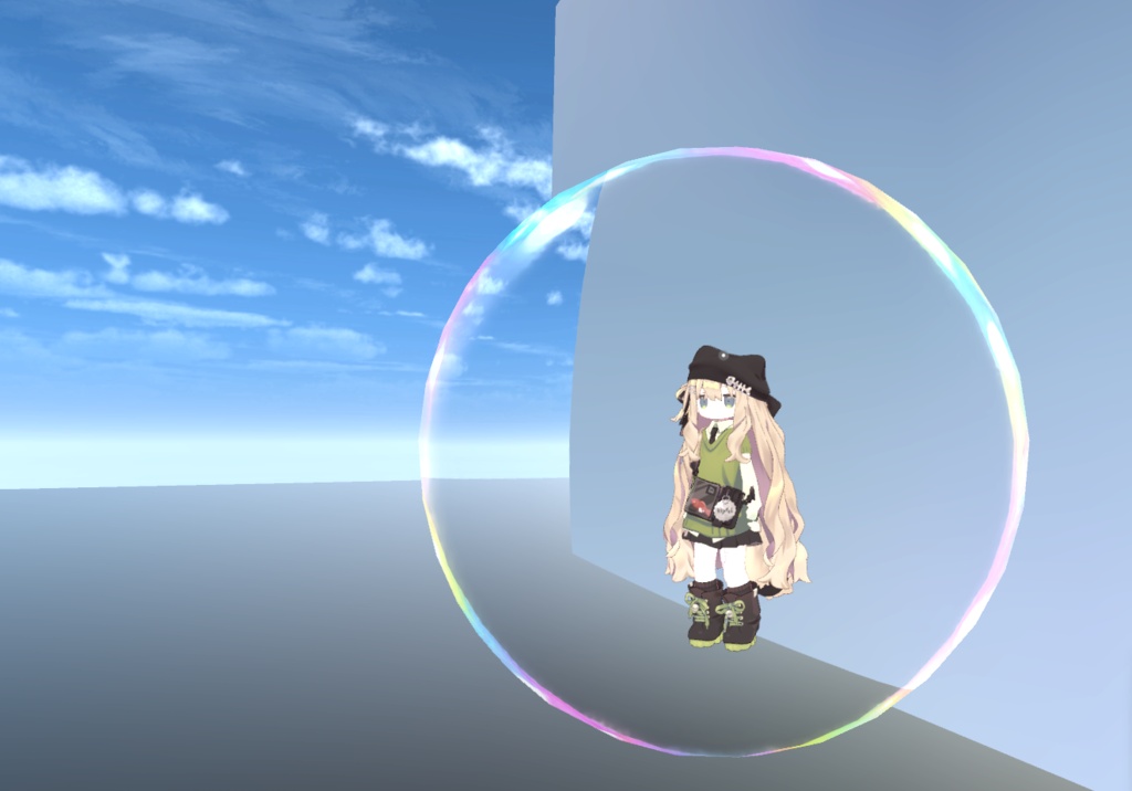 【VRChat】しゃぼん玉風コライダー飛行（MA対応・直下置きOK）