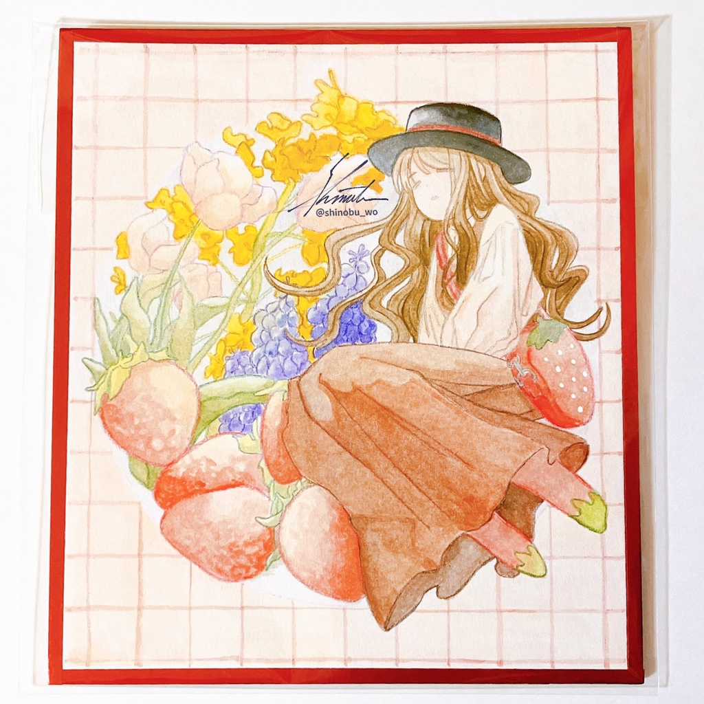 色紙原画 ｢春の箱庭｣