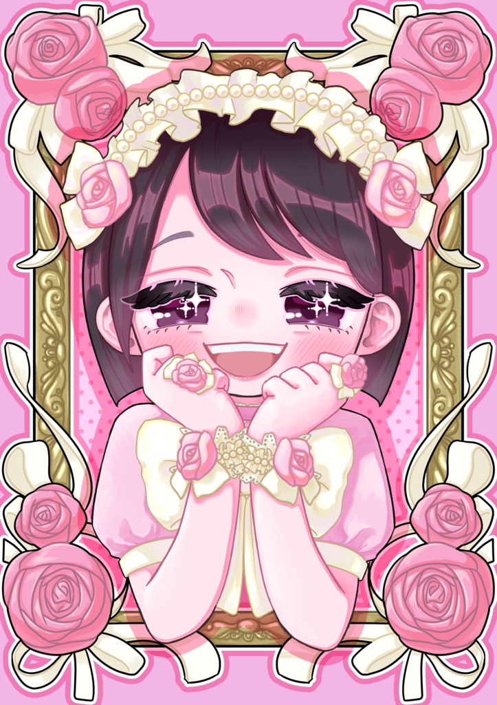 ポストカード　薔薇