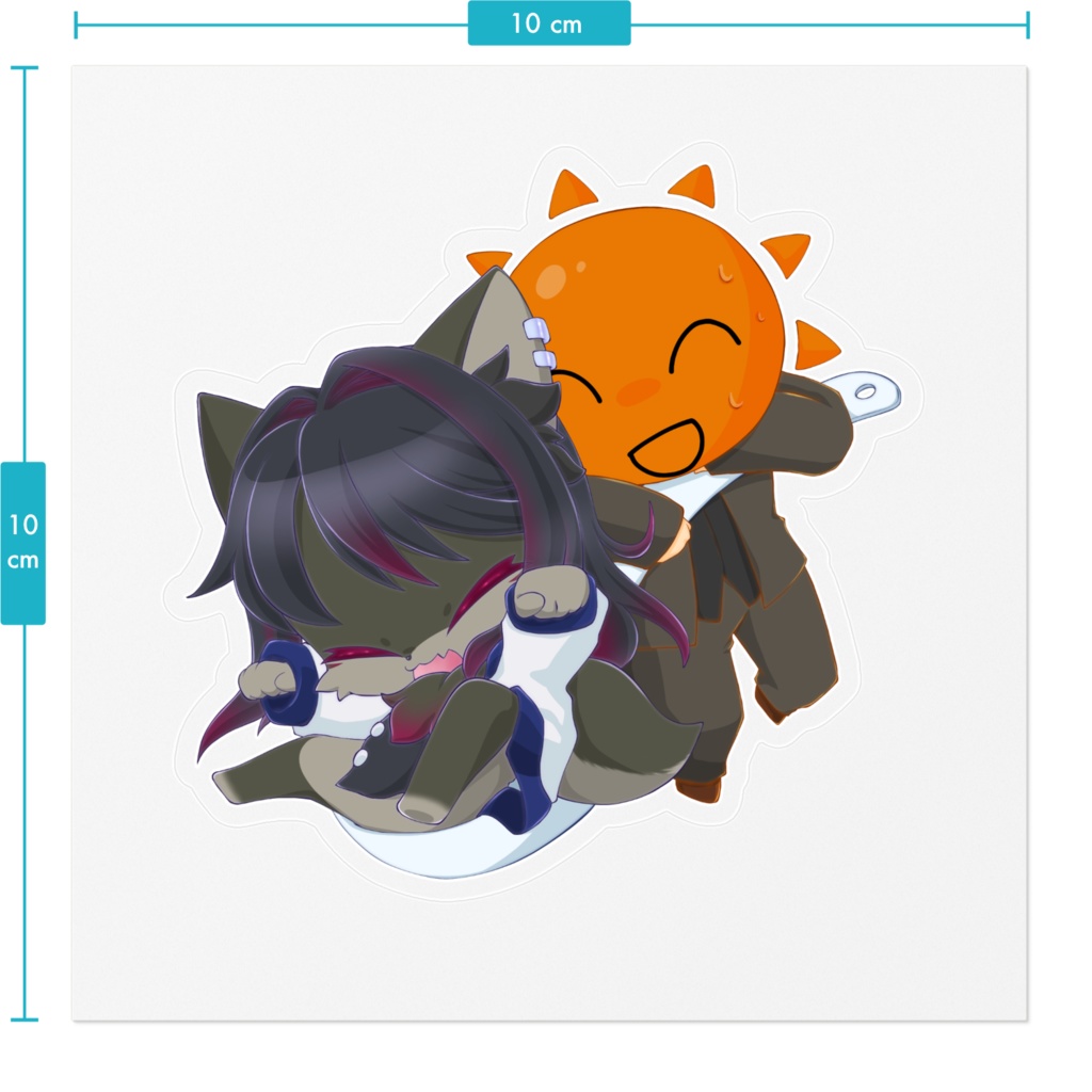 【VRChat】たちゅんステッカー【ゲスト:えーすけさん】