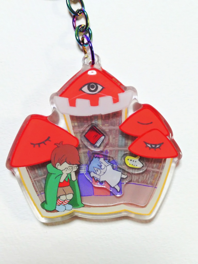 見えない学校シャカシャカアクキー