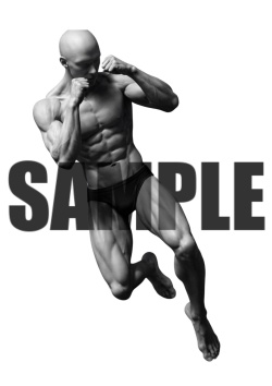 透過PNG素材｜アクションポーズ_ファイティング_0003 / Transparent PNG image material | Action_pose_Fighting_0003