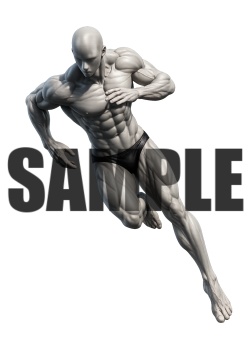 透過PNG素材｜アクションポーズ_ランニング_0002 / Transparent PNG image material | Action_pose_Running_0002