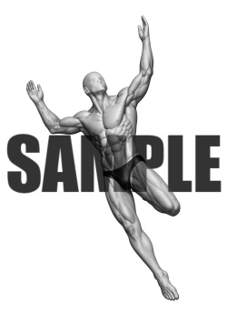 透過PNG素材｜アクションポーズ_ドラマティック_0002 / Transparent PNG image material | Action_pose_Dramatic_0002