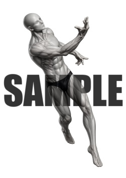 透過PNG素材｜アクションポーズ_ドラマティック_0004 / Transparent PNG image material | Action_pose_Dramatic_0004