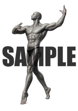 透過PNG素材｜アクションポーズ_ドラマティック_0007 / Transparent PNG image material | Action_pose_Dramatic_0007