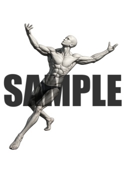 透過PNG素材｜アクションポーズ_ドラマティック_0010 / Transparent PNG image material | Action_pose_Dramatic_0010