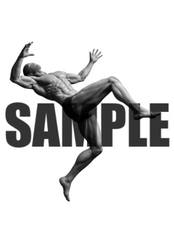 透過PNG素材｜アクションポーズ_ダメージ_0001 / Transparent PNG image material | Action_pose_Damage_0001