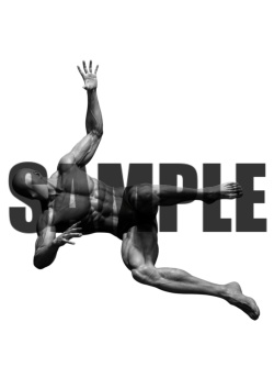 透過PNG素材｜アクションポーズ_ダメージ_0006 / Transparent PNG image material | Action_pose_Damage_0006