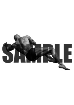 透過PNG素材｜アクションポーズ_ダメージ_0017 / Transparent PNG image material | Action_pose_Damage_0017