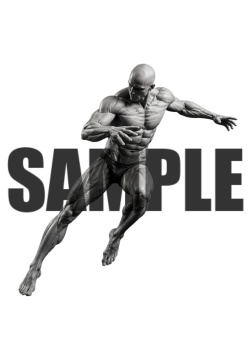 透過PNG素材｜アクションポーズ_ダイナミック_0002 / Transparent PNG image material | Action_pose_Dynamic_0002