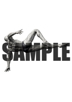 透過PNG素材｜アクションポーズ_ダイナミック_0004 / Transparent PNG image material | Action_pose_Dynamic_0004