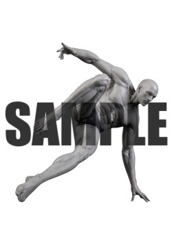 透過PNG素材｜アクションポーズ_ダイナミック_0005 / Transparent PNG image material | Action_pose_Dynamic_0005