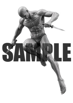 透過PNG素材｜アクションポーズ_ソード_0026 / Transparent PNG image material | Action_pose_Sword_0026