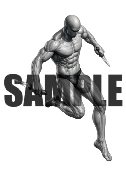 透過PNG素材｜アクションポーズ_ソード_0027 / Transparent PNG image material | Action_pose_Sword_0027