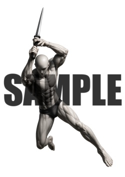 透過PNG素材｜アクションポーズ_ソード_0044 / Transparent PNG image material | Action_pose_Sword_0044