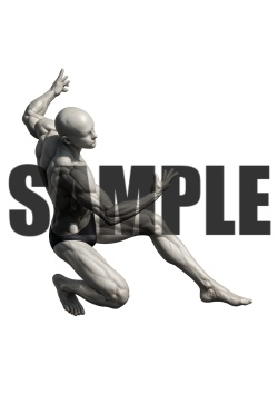 透過PNG素材｜アクションポーズ_ドラマティック_0026 / Transparent PNG image material | Action_pose_Dramatic_0026