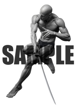 透過PNG素材｜アクションポーズ_ソード_0055 / Transparent PNG image material | Action_pose_Sword_0055