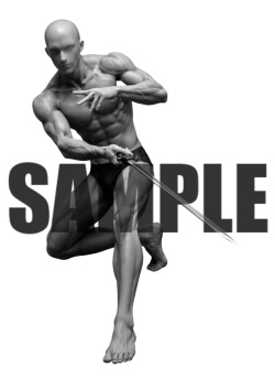 透過PNG素材｜アクションポーズ_ソード_0057 / Transparent PNG image material | Action_pose_Sword_0057