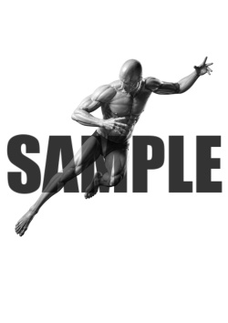 透過PNG素材|アクションポーズ_ファイティング_0022 / Transparent PNG image material | Action_pose_Fighting_0022