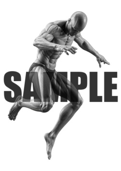 透過PNG素材｜アクションポーズ_ファイティング_0024 / Transparent PNG image material | Action_pose_Fighting_0024