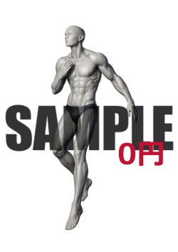 透過PNG素材|アクションポーズ_フリー_0001 / Transparent PNG image material | Action_pose_Free_0001