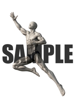 透過PNG素材|アクションポーズ_ダイナミック_0011 / Transparent PNG image material | Action_pose_Dynamic_0011