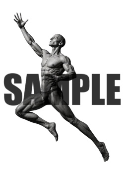 透過PNG素材|アクションポーズ_ダイナミック_0011 / Transparent PNG image material | Action_pose_Dynamic_0011