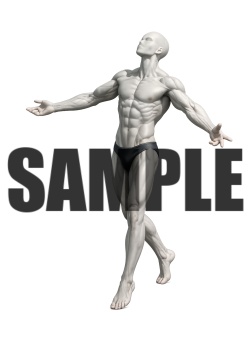 透過PNG素材|アクションポーズ_ドラマティック_0034 / Transparent PNG image material | Action_pose_Dramatic_0034