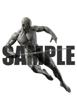 透過PNG素材|アクションポーズ_ソード_0065 / Transparent PNG image material | Action_pose_Sword_0065